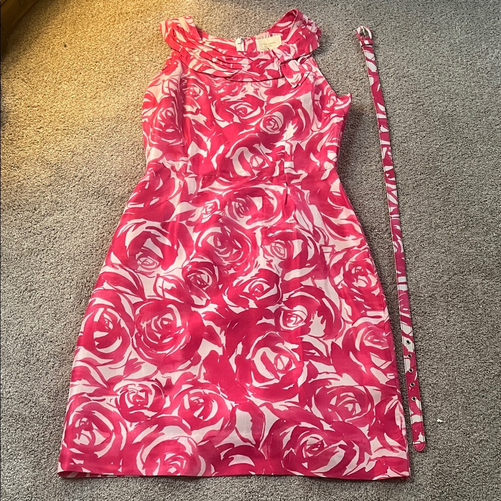 kate spade Pink and White Floral Sheath Dress - Picture 2 of 16